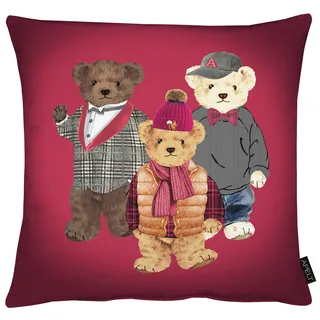 Kissenhülle APELT "Robby", rot, B:46cm L:46cm, Polyester, Obermaterial: 100% Polyester, Kissenbezüge, Kissenhülle