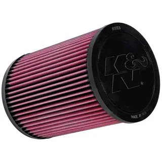 K&N Filters Luftfilter E-2987 Waschbarer und wiederverwendbarer KFZ Tauschluftfilter Rot