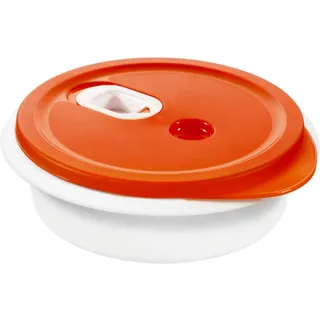 Rotho Frischhaltedose rund rot/weiß 20,0 x 20,0 x 6,5 cm 1 l