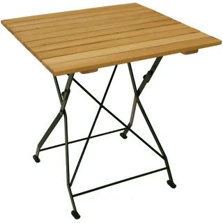 DEGAMO BAD TÖLZ Klapptisch 70 x 70 x 72 cm grün/braun