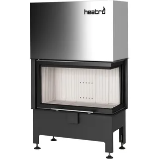 Hajduk Kamineinsatz Heatro 69PH | Eckkamin mit  Panoramascheibe | 11 kW