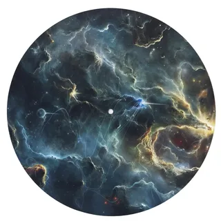 Slipmat - Plattenspieler Matte aus Gummi Nebula - Matte für Grammophon 30,5 cm (12')