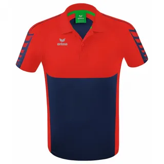 Erima Six Wings Poloshirt new navy/rot 3XL