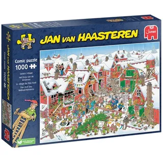 JUMBO Spiele Jan van Haasteren Santas Village, 1000 Teile,