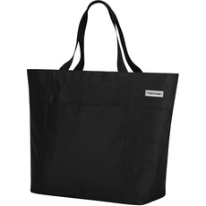 Bild XXL Shopper schwarz - Strandtasche Schultertasche Einkaufstasche