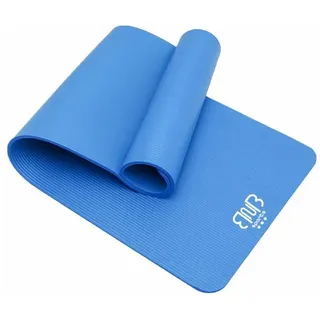 BnB sports Premium NBR Sportmatte, rutschfeste Gymnastikmatte, Rosa Yogamatte Stretching Pilates, dicke Fitnessmatte, Workout Camping Outdoor & Abs Matte blau - Blau