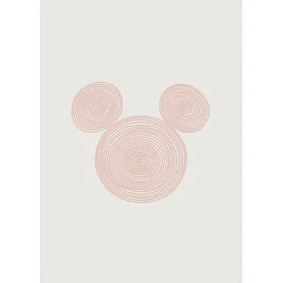 Komar Bild »Pink Curls« Natur 1 Stk. tlg. Wandbild zur Dekoration im Kinderzimmer - ohne Rahmen, rosa