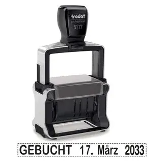 Trodat Professional 5117 Wortbandstempel mit Datum