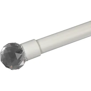 LIEDECO Endstück für Gardinenstangen Facettkugel Power, ø 20 mm weiß