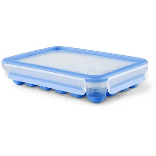 Emsa Clip&Close rechteckig Eiswürfelbox Aufbewahrungsbehälter blau (514549)