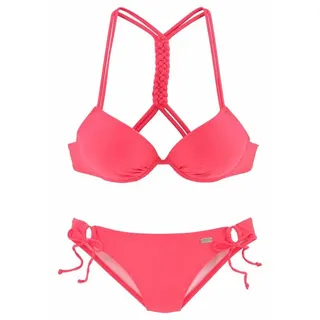 Buffalo Push-Up-Bikini Damen Rot 34 Cup A