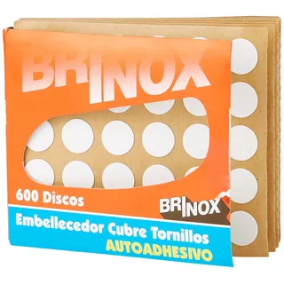 BRINOX – Blende cubre-tornillos Wandtattoo, weiß, B77905B
