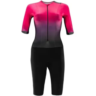 Huub Collective Kurzarm-trisuit Rot M Frau Rot M - Rot