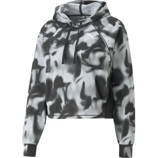 PUMA Modern Sports Print Hoodie Damen 01 - puma black M - Schwarz