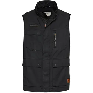 camel active Herren Outdoor-Weste mit Stehkragen Dunkelblau, menswear-58