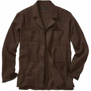 Guayabera-Overshirt Braun 40