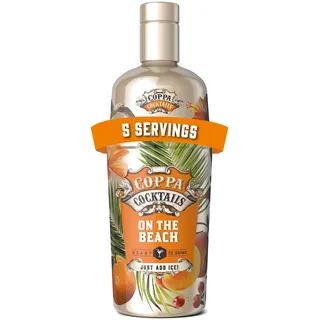 Coppa Cocktails Sex on the Beach 0,7L, 10% Vol. - Fertig gemixter Cocktail mit Vodka, Pfirsich und tropischen Früchten, Ready to Serve - Sommer-Klassiker im Glas