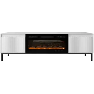 Mirjan24 Ozmi 2K EF TV-Lowboard 174x52x40 cm Weiß Holzwerkstoff