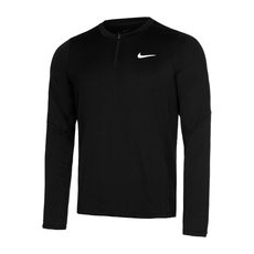 Nike Dri-Fit Advantage Half-Zip Longsleeve Herren - Schwarz, Größe XL