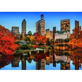 Nathan Puzzle 1500 Teile New York im Herbst Erwachsene und Kinder ab 14 Jahren Premium Puzzle Perfekte Integration Urban Collection 12000938