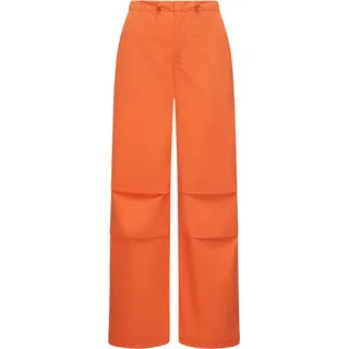 Ragwear Stoffhose "Stoffhose Paragata" Stylische Parachute-Hose mit Kordelzügen, orange