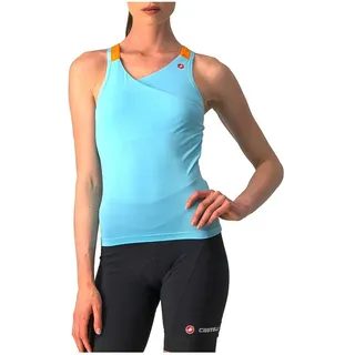 Castelli Solaris Ärmelloses Trikot - Skylight / Pop Orange - M