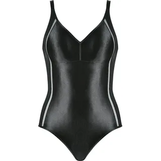 Shaping-Body NATURANA "Curve Hugger", Damen, Gr. 90, Cup E, schwarz, Obermaterial: 91% Polyamid, 9% Elasthan. Miedereinsatz: 80% Polyamid, 20% Elasthan, Bodys Shaping-Body