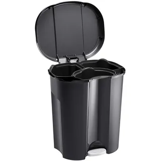 Rotho Abfalleimer 7611851851 - Schwarz