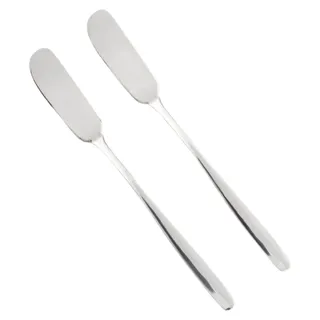 HOMLA ABELE Silber-Buttermesser-Set, 17 cm 2-tlg. - Silber