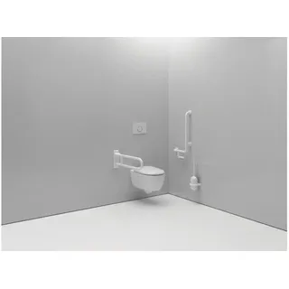 Hewi Winkelgriff 90° Haltegriff weiß 600 x 300 mm