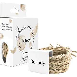 Bellody Original Haargummis Champagne Beige 4 Stück