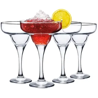 Orchid Royal Leerdam Margarita-Gläser, transparent, 30 cl, elegant, robust und spülmaschinenfest, 4 Stück
