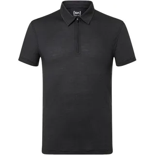 super.natural Light Air Zip Polo jet black (872) XL