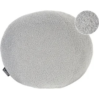 Beliani Dekokissen 30 x 30 cm Grau