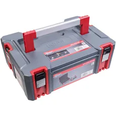 Connex Stapelbox »Größe M - 20,5 Liter Volumen - Individuell erweiterbares System«, 80 kg Tragfähigkeit - Stapelbar - robustem Kunststoff, rot