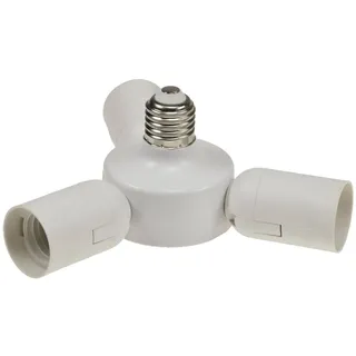 ChiliTec Lampensockel Adapter E27 3-fach Lampenschirm