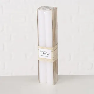 Boltze Melia Stabkerze 20 cm weiß 4 St.