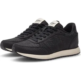 Woden Ronja Croco Damen Schwarz 36