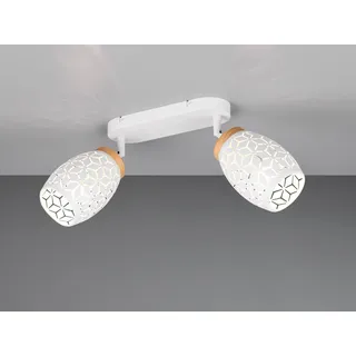 LED Deckenstrahler 2-flammig skandinavische Deckenlampe Jugendzimmer, B: 28cm