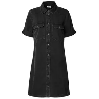 Noisy May Jeanskleid Shirtkleid Schwarz 36