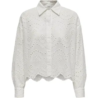 ONLY Damen Onlvalais L/S Shirt WVN Noos 15269568,Cloud Dancer,XL