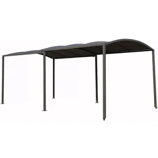 habitat garten Metall-Carport 2,95 x 5,66 m Anthrazit/Grau
