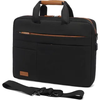 Schwarze 17 Zoll Laptoptasche Herren Business Wasserdicht