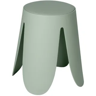 Wenko Badhocker Comiso Pastellgrün freistehend rutschfest 44,5x46x44,5 cm