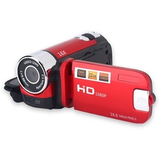 VBESTLIFE Full HD 270 ° Rotation 720P 16X High Definition Digital Camcorder Video DV Kamera(rot)