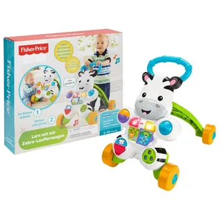 Fisher Price Mattel Fisher-Price Lern mit mir Zebra Lauflernwagen (DLD94)
