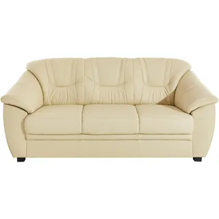 sit&more 3-Sitzer Kunstleder beige