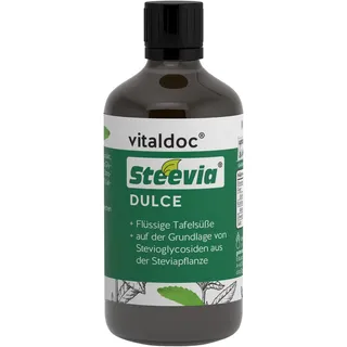 Gesund & Leben Steevia DULCE 100ml Flüssigextrakt | kalorienfrei - ohne Alkohol - auf der Grundlage von Steviolglycosiden aus der Steviapflanze | doc phytolabor | GESUND & Leben Qualität