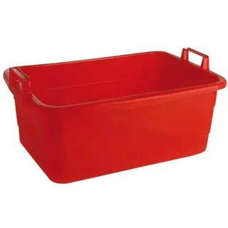 Lockweiler Tragewanne Polyethylen rot 800x535x300mm - 395/80