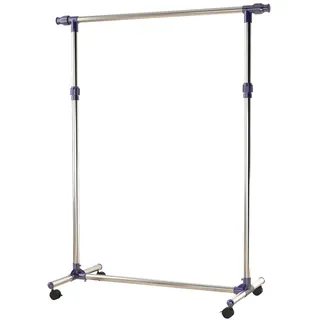 Homcom Garderobenständer 45x95x86 cm silber